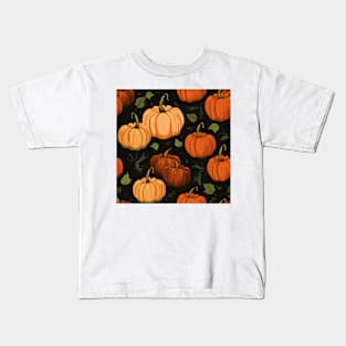 Pumpkin Pattern 21 Kids T-Shirt